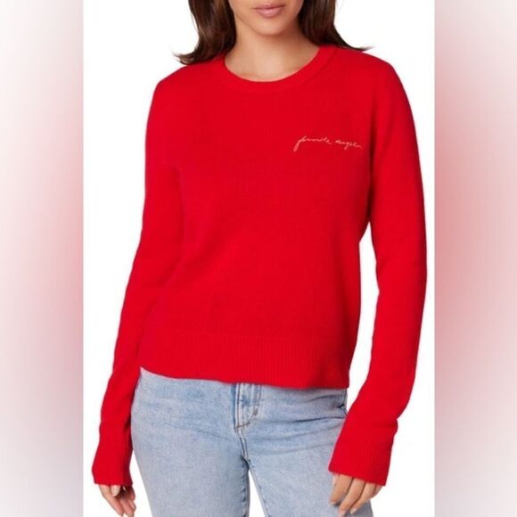 Favorite Daughter 100% Cashmere Sweater NWT - Picture 1 of 10